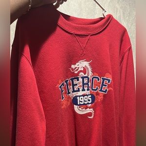 Long Sleeve Graphic Designed Crewneck